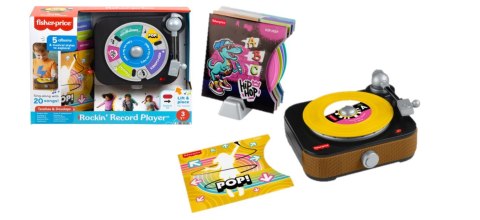 Fisher-Price Gramofon Malucha Interaktywna zabawka muzyczna, polska wersja językowa