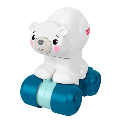 Fisher-Price Miś polarny Raczkuj za mną Zabawka do nauki raczkowania JDL63 WB2