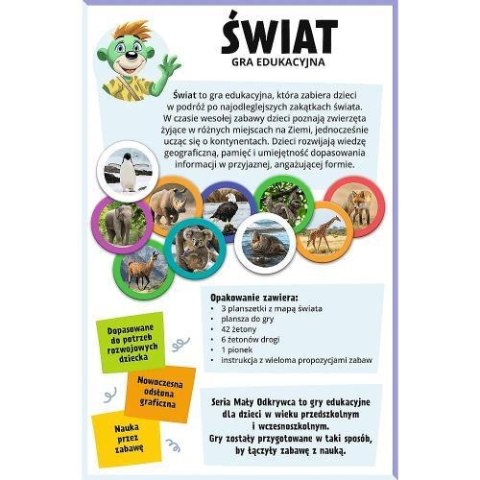 GRA MALY ODKRYWCA SWIAT RODZINA TREFLI TREFL P12