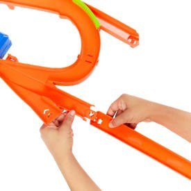 Hot Wheels The Hot Ones Powietrzna kraksa Zestaw, tor wyścigowy JFD12 WB2