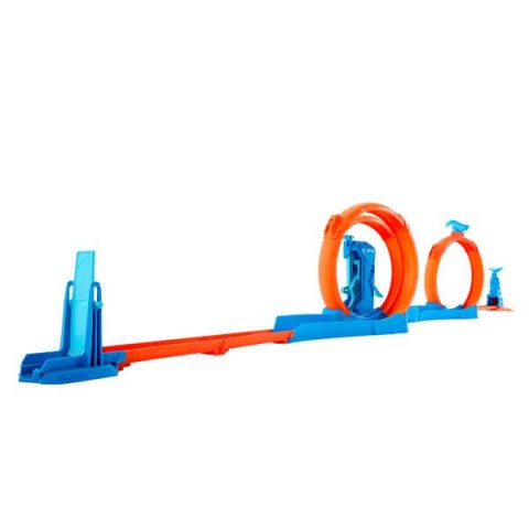 Hot Wheels Track Creator Tor Trzy pętle Zestaw JDW39 PUD2