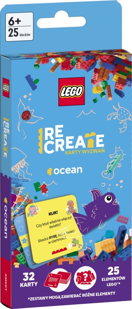 LEGO Recreate. Karty Wyzwań. Ocean