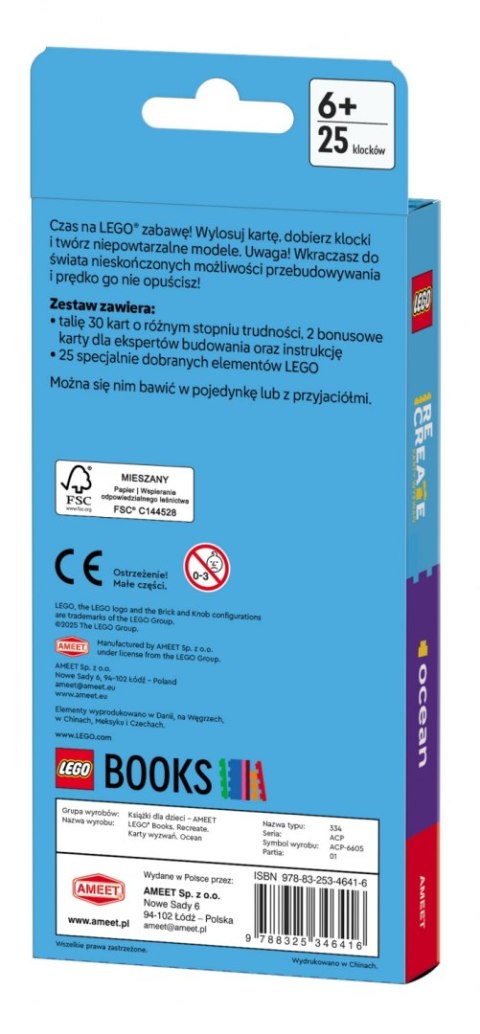LEGO Recreate. Karty Wyzwań. Ocean