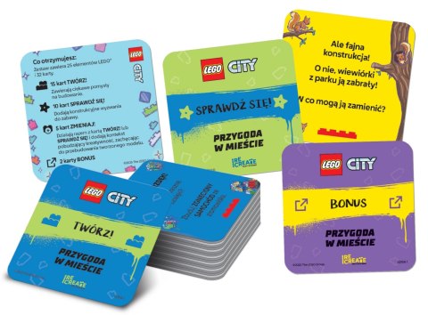 LEGO Recreate. Karty Wyzwań. Przygoda w mieście