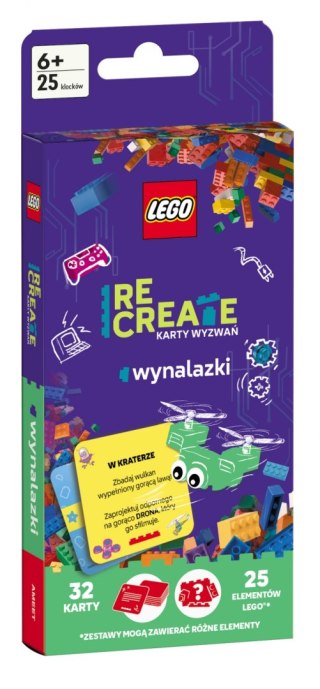 LEGO Recreate. Karty Wyzwań. Wynalazki