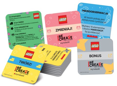 LEGO Recreate. Karty Wyzwań. Wynalazki