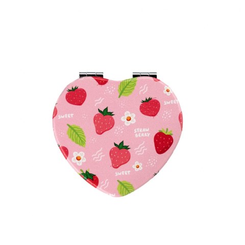 Lusterko kieszonkowe Serce 8 cm MEGA CREATIVE 572737