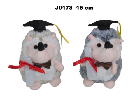 PLUSZAK JEZ 15CM STUDENT SIEDZACY SA
