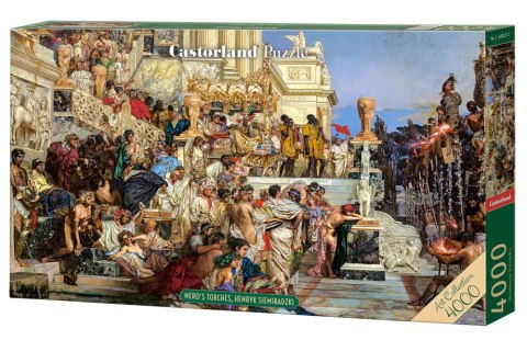 Puzzle 4000 el. Nero s Torches, Henryk Siemiradzki, Art Collection CASTORLAND C-400423-2