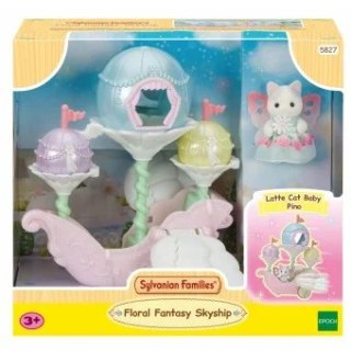 SYLVANIAN LATAJACY POJAZD KWIATOWYCH WROZEK WB6