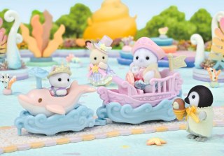Sylvanian Families 5820 Morskie pojazdy i figurki maluszków w parku rozrywki