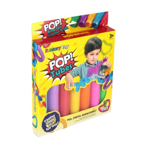 Zabawka sensoryczna Rurka Harmonijka op.7 szt. mix TRIFOX A-0490