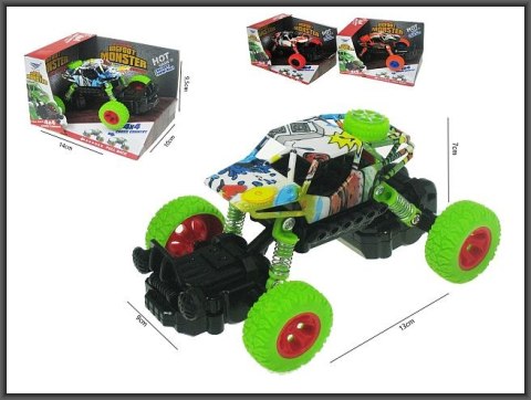 Autko duże koła monster z napędem 13cm 4-rodzaje