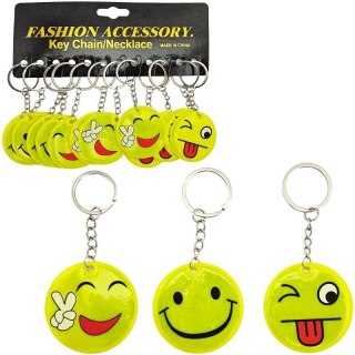 BRELOK ODBLASK BUZKA 5CM MIX OP12SZT