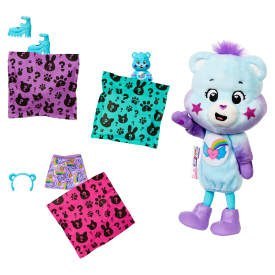 Barbie Cutie Reveal Chelsea Lalka Troskliwe Misie Seria 2 Zestaw z małą lalką w kostiumie