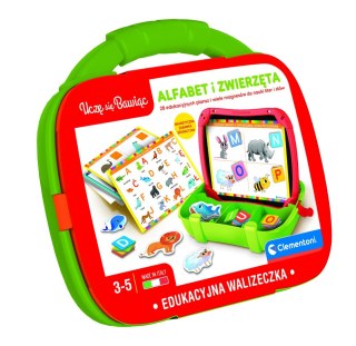 Clementoni Gra Edukacyjna Walizeczka Alfabet Zwierzęta 50273