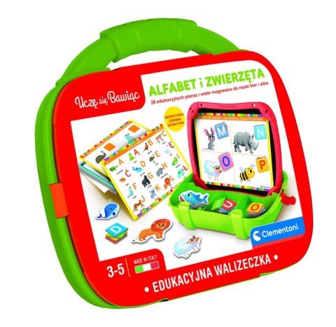 Clementoni Gra Edukacyjna Walizeczka Alfabet Zwierzęta 50273