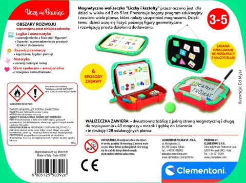 Clementoni Gra Edukacyjna Walizeczka Kształty Liczby 50392