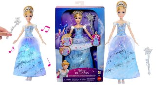 Disney Princess Księżniczka Disneya Kopciuszek Magiczna suknia balowa Lalka z funkcją