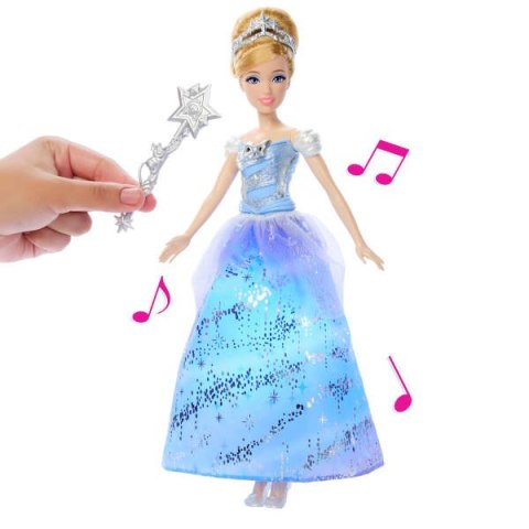 Disney Princess Księżniczka Disneya Kopciuszek Magiczna suknia balowa Lalka z funkcją