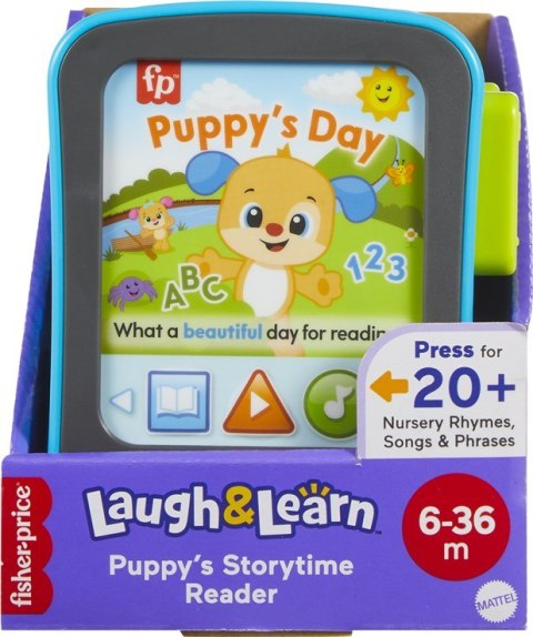 Fisher-Price Ucz się i śmiej Czytnik Szczeniaczka Uczniaczka JGX03