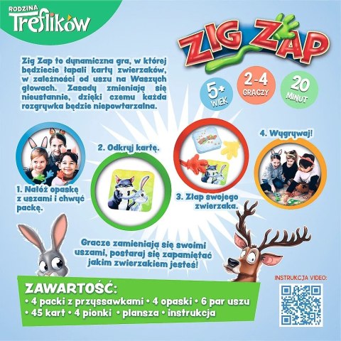 Gra Zig Zap Rodzina Treflików TREFL 02821 TR