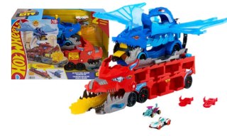 Hot Wheels City Transporter Podwójny smok Zestaw 2 w 1 JBM72 WB2