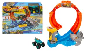 Hot Wheels Monster Trucks Pętla rekina Tor z kraksą JFR08