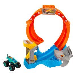 Hot Wheels Monster Trucks Pętla rekina Tor z kraksą JFR08