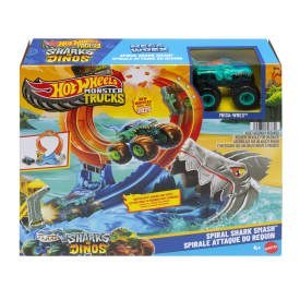 Hot Wheels Monster Trucks Pętla rekina Tor z kraksą JFR08
