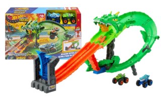 Hot Wheels Monster Trucks Smoczy wyścig Zestaw