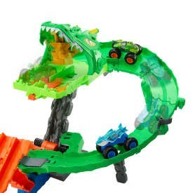 Hot Wheels Monster Trucks Smoczy wyścig Zestaw