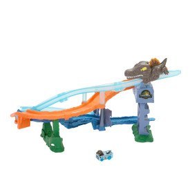 Hot Wheels RacerVerse Jurassic World Morski dinopościg Tor wyścigowy JFP32