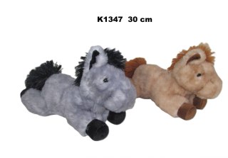 PLUSZAK KON 30CM 2KOL LEZACY SA
