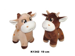 PLUSZAK KROWA 19CM 2KOL SA