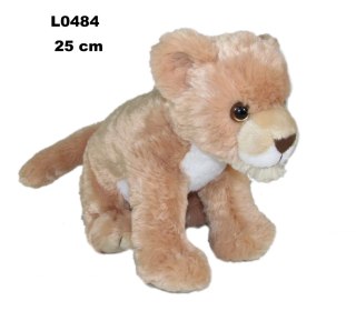 PLUSZAK LEW 25CM STOJACY SA