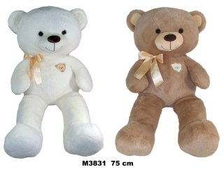 PLUSZAK MIS 75CM SIEDZACY Z KOKARDKA 2KOL SA
