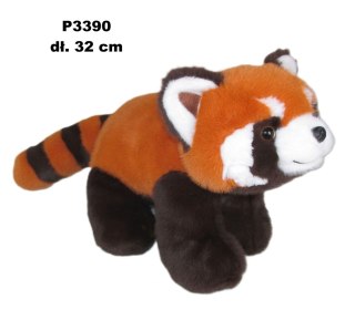 PLUSZAK PANDA CZERWONA 32CM STOJACA SA