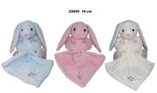 PLUSZAK ZAJAC 18CM Z KOCYKIEM SIEDZACY 3KOL SA