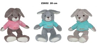 PLUSZAK ZAJAC 20CM SIEDZACY 3KOL SA