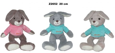 PLUSZAK ZAJAC 20CM SIEDZACY 3KOL SA