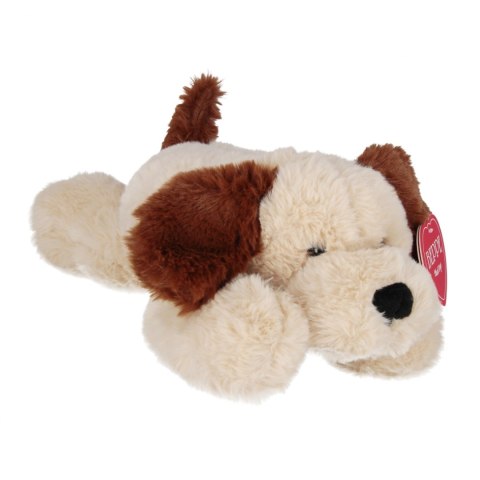 Pluszak pies leżący 38cm bez/brązowy BEPPE 14190 BS
