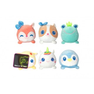 Pluszak świecący w ciemności Zwierzak 20cm mix TOI TOYS 75857Z