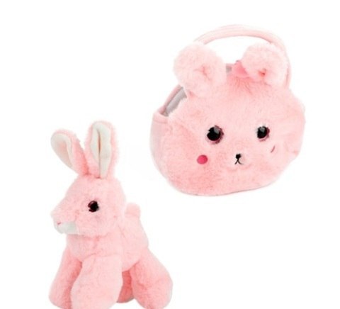 Pluszowe zwierzątko w dopasowanej pluszowej torebce