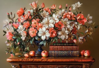 Puzzle 1000 el. Floral Evening CASTORLAND C-105373