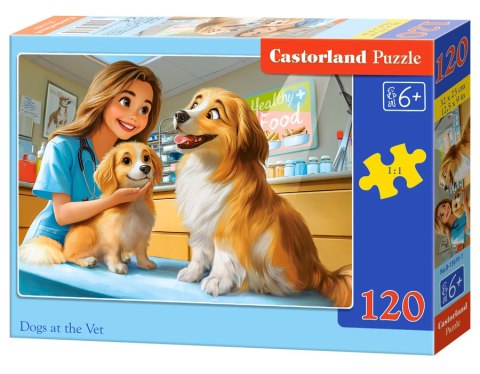 Puzzle 120 el. Dogs at the Vet CASTORLAND B-13616