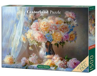 Puzzle 1500 el. Pastel Peonies CASTORLAND C-152278