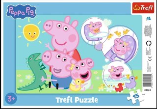 Puzzle 15el Peppa najmilsza świnka TREFL 31434 TR