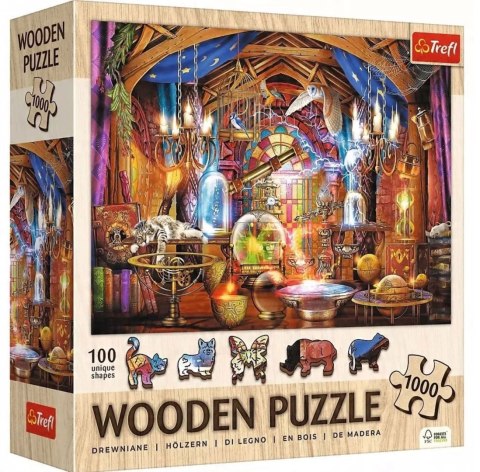 Puzzle drewniane 1000el Czarodzieskaj komnata TREFL 20210 TR