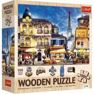 Puzzle drewniane 1000el Francuska uliczka TREFL 20209 TR